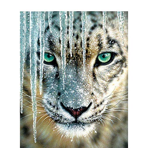 Broderie Diamant Léopard 5D DIY Square Drill Grand Format 60x80cm - 2