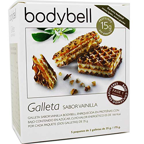 Bodybell Galletas Vainilla Baja Azucar 10 Unidades