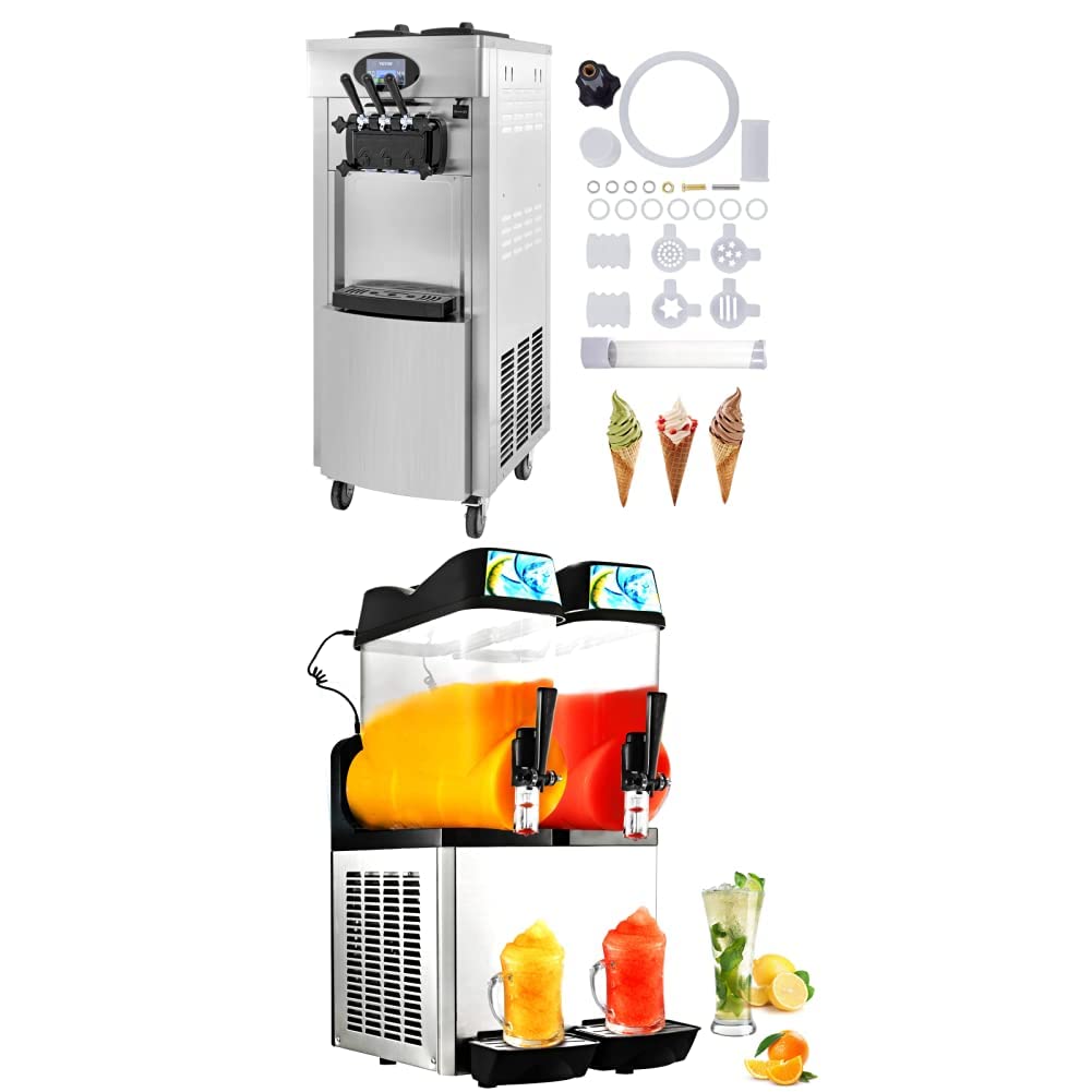 VEVOR Commercial Ice Cream Maker YKF8228H and Frozen Drink