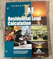 Residential Load Calculation Manual J®, Abridged Edition 1892765268 Book Cover