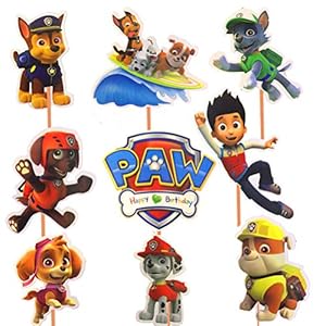 Unique Store Pack of 36 Mario Bross Cake Toppers, Cupcake Toppers for Children’s Parties, Baby Parties, Birthday Parties, Cake Decoration Supplies, Mario, multicoloured