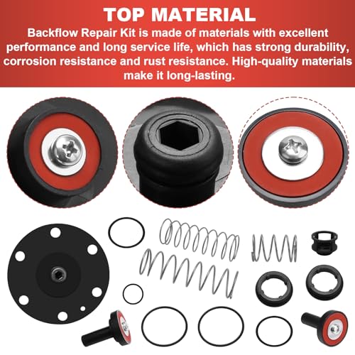 Aulpq 3/4\"-1\" Backflow Preventer Repair Kit, for Zurn Wilkins 975XL and 975XL2 Backflow Preventer - Thumbnail 4
