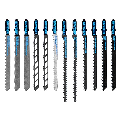 Spyder 12PC Jigsaw Double, Skeleton, Wood, Metal Set