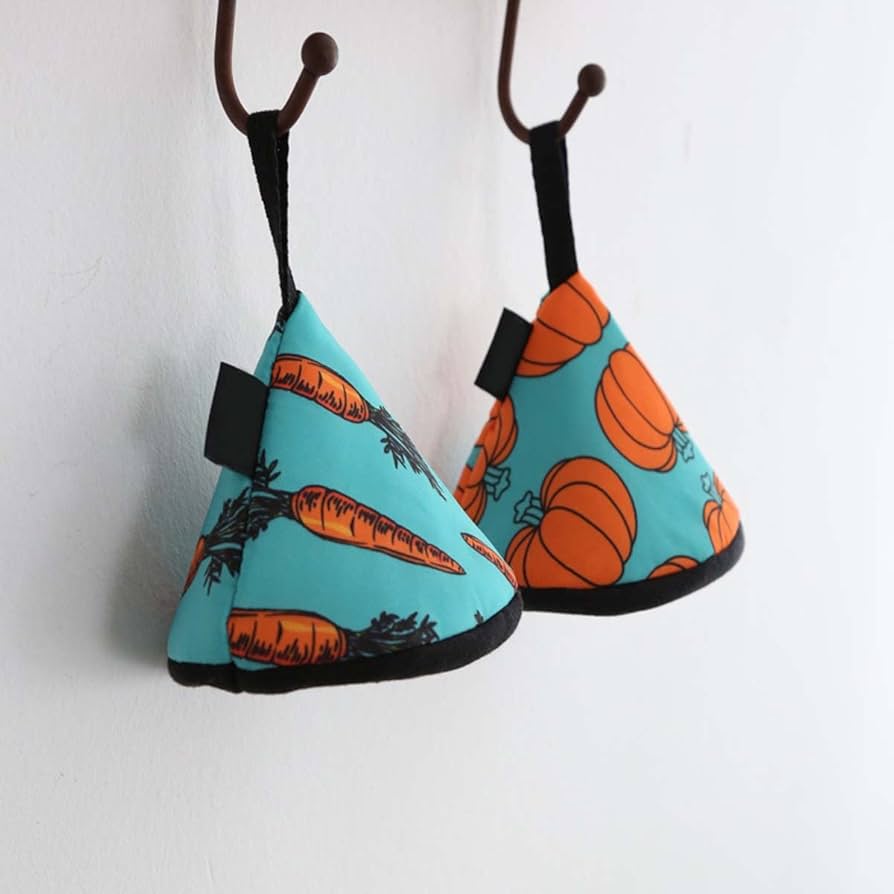 Amazon｜三角鍋つかみ 耐熱ミトン 鍋蓋 2枚セット かわいい