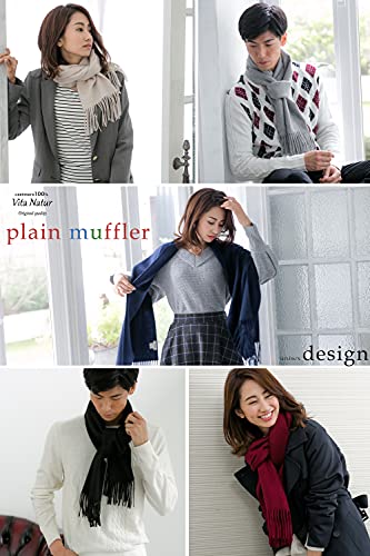 Vita Natur 極上カシミヤ100% 大判35cm幅 マフラー の商品画像 4