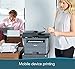 Brother Monochrome Laser Printer, Compact All-In One Printer, Multifunction Printer, MFCL2710DW, Wireless Networking and Duplex Printing, Amazon Dash Replenishment Ready