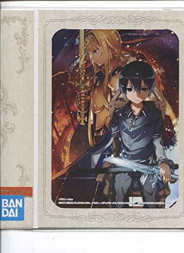 一番くじ ソードアート・オンライン 10周年記念パーティ SAO H賞 SAO小説表紙デザイン 台紙付きミニポスター 15巻 キリト&アリス