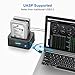 Inateck Hard Drive Dock, USB 3.0 to SATA Dual Bay External Hard Drive Docking Station for 2.5 or 3.5 HDD, SSD with Hard Drive Duplicator and Cloner Function, Support 10TB, FD2002, Black
