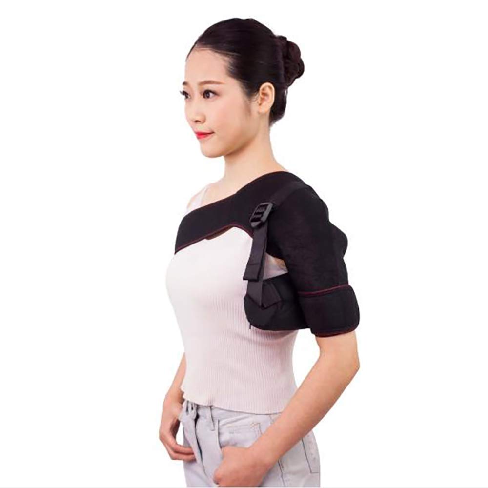 Schulterbandage, Schulterkompressionshülse Gurtwickel Bietet Unterstützung und Erleichterung bei Rotatorenmanschette, Schulterschmerzen,Leftshoulder