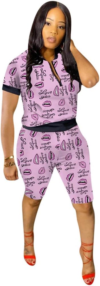 tuta per donne 2 pezzi labbra