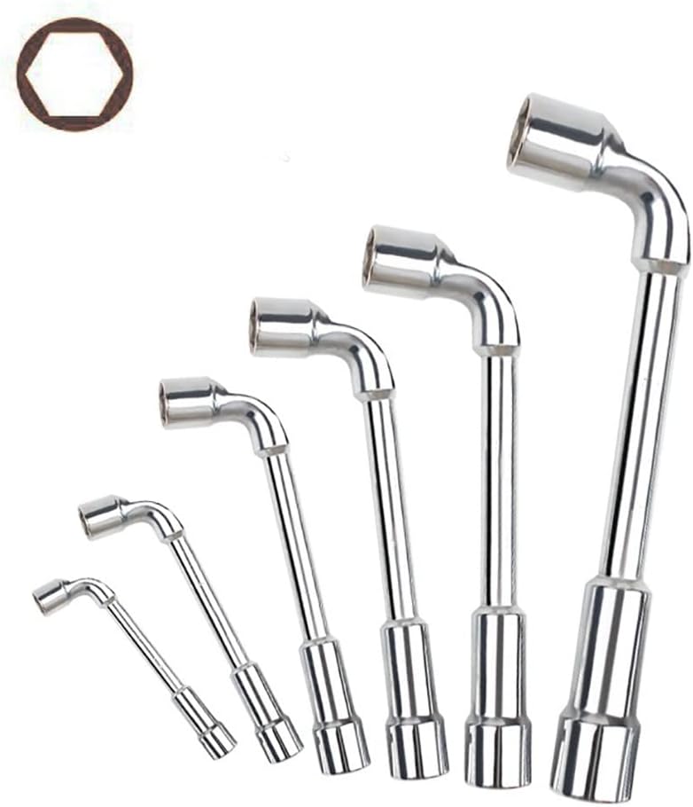 Wrench Pipe Socket Wrench Lshaped Perforated Elbow Auto Repair Tool 7