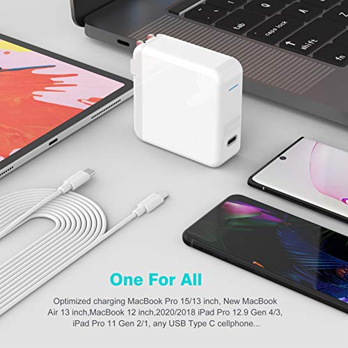 SZPOWER-61W-USB-C-Charger-Power-Adapter-for-MacBook-Pro-13-14-15-16-inch-2022-2020-2019-2018-New-MacBook-Air-13-inch-Thunderbolt-3-Laptop-Power-Supply-Type-C-LED66ft-USB-C-to-C-Cable