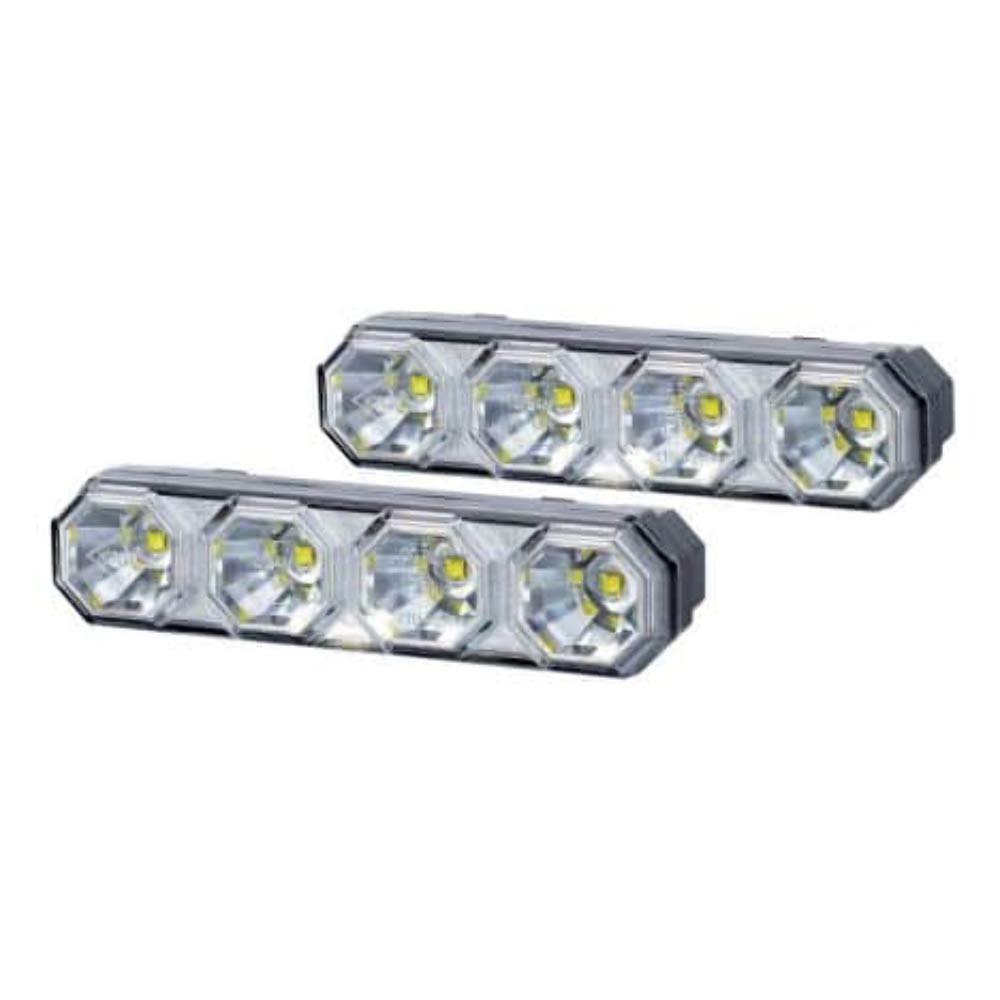 Set di lampade a LED diurne 4 diodi (LDR2106)