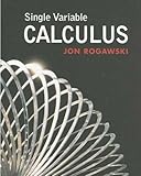 Single Variable Calculus