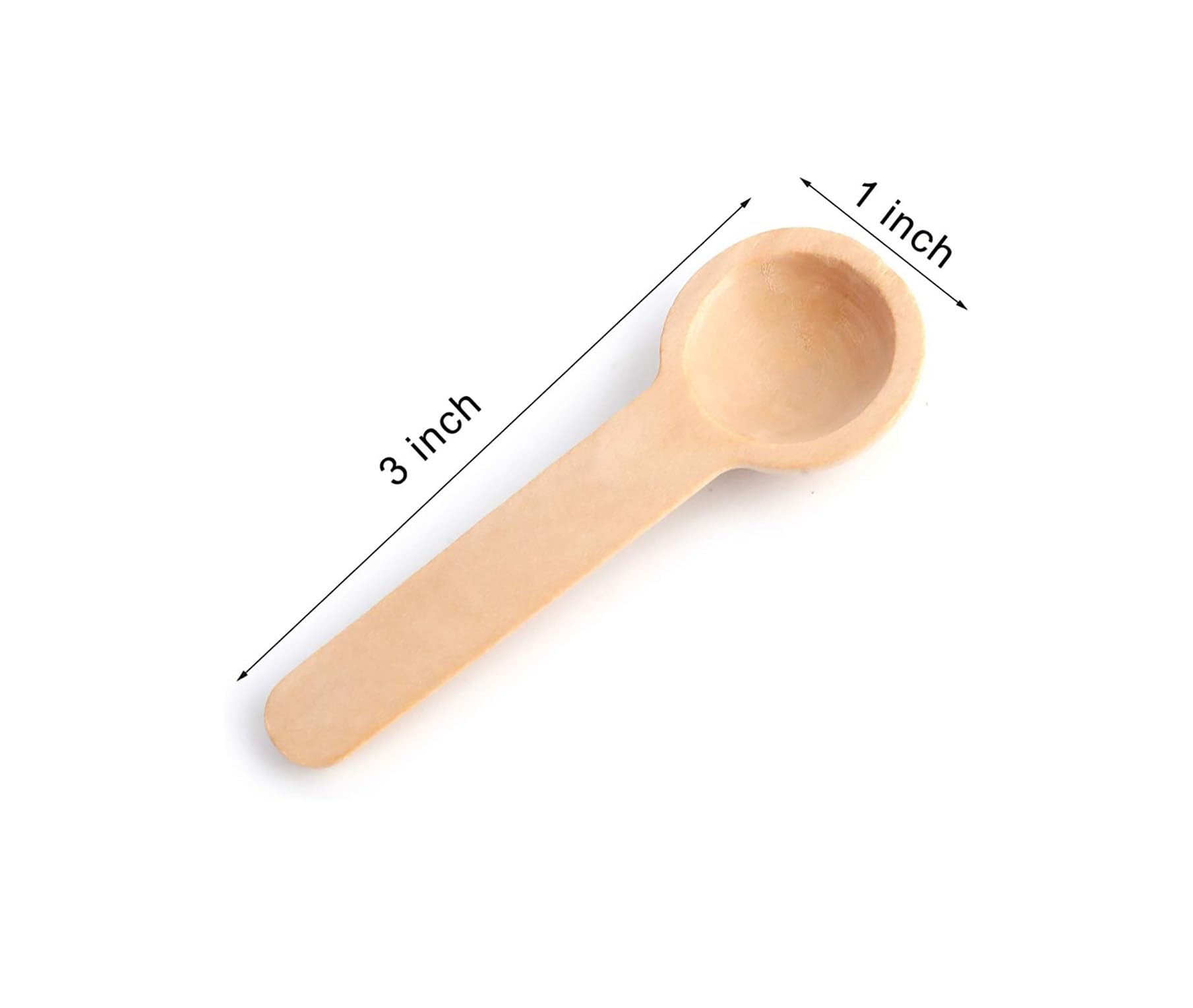 Bamboo Masala Spoons - 6 Piece Set -4