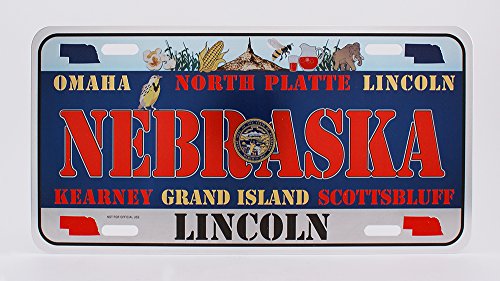 Dimension 9 Home Decorative Plate, Nebraska