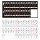 BondEron Klavier Keyboard Noten Aufkleber für 54 61 76 88 Tasten, Abnehmbar Vollfarbe für Weiße Schwarze Tasten, Piano Sticker Keyboard Aufkleber