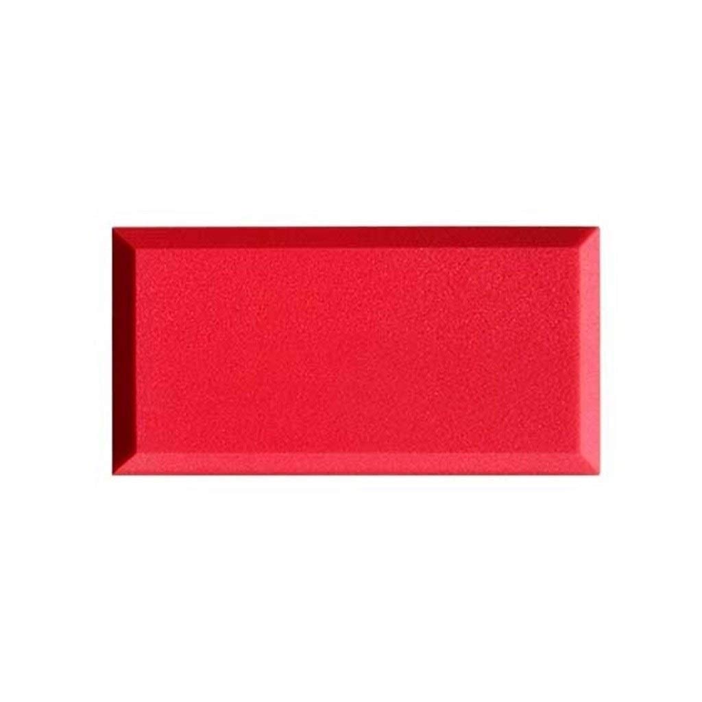 Studio materiał dźwiękochłonny, 40 szt. Akustyczna obróbka pokoju zagęścić trwałą dźwiękoszczelną bawełnę (czerwony) (czerwony)