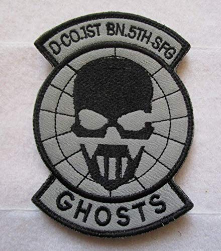 Recon Ghosts Special Forces Army OIF OEF ISAF 3D Tactical Patch Military Embroidered Morale Tags Badge Embroidered Patch DIY Applique Shoulder Patch Embroidery Gift Patch