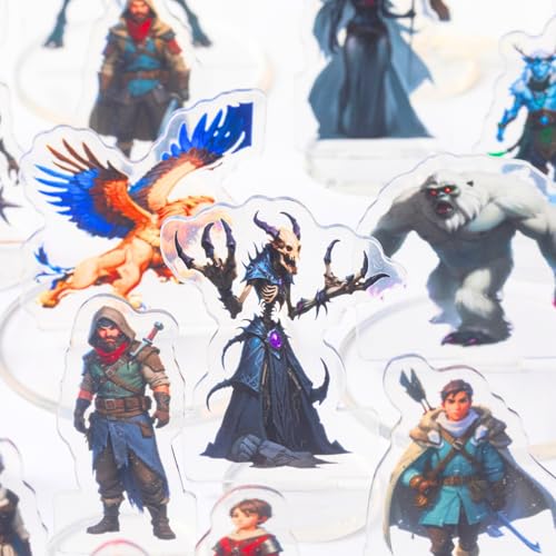 DND Miniatures Arctiques-Acrylique 2D, Set pour DM débutant, Prêtes à Jouer – vue 3