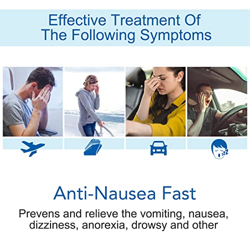Adesivo para Enjôo de Movimento, 40 Peças Emplastros para Alívio de Vômitos e Náuseas Reduzem a Tont