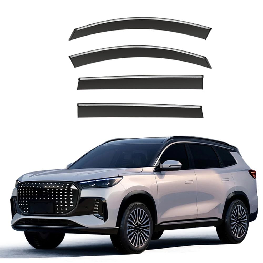 Deflectores de Viento,molduras de Ventanas,Protectores contra La Lluvia y el Humo,para Ebro S800 2024+,Accesorios para Automóviles,4piezas