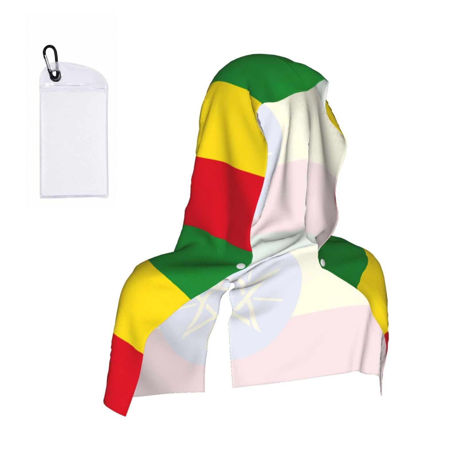 ZYJHYY Flag Of Ethiopia Print Unisex Swimming Towel Practical Camping Towel Skin-Friendly Cooling Towel For Workout Training