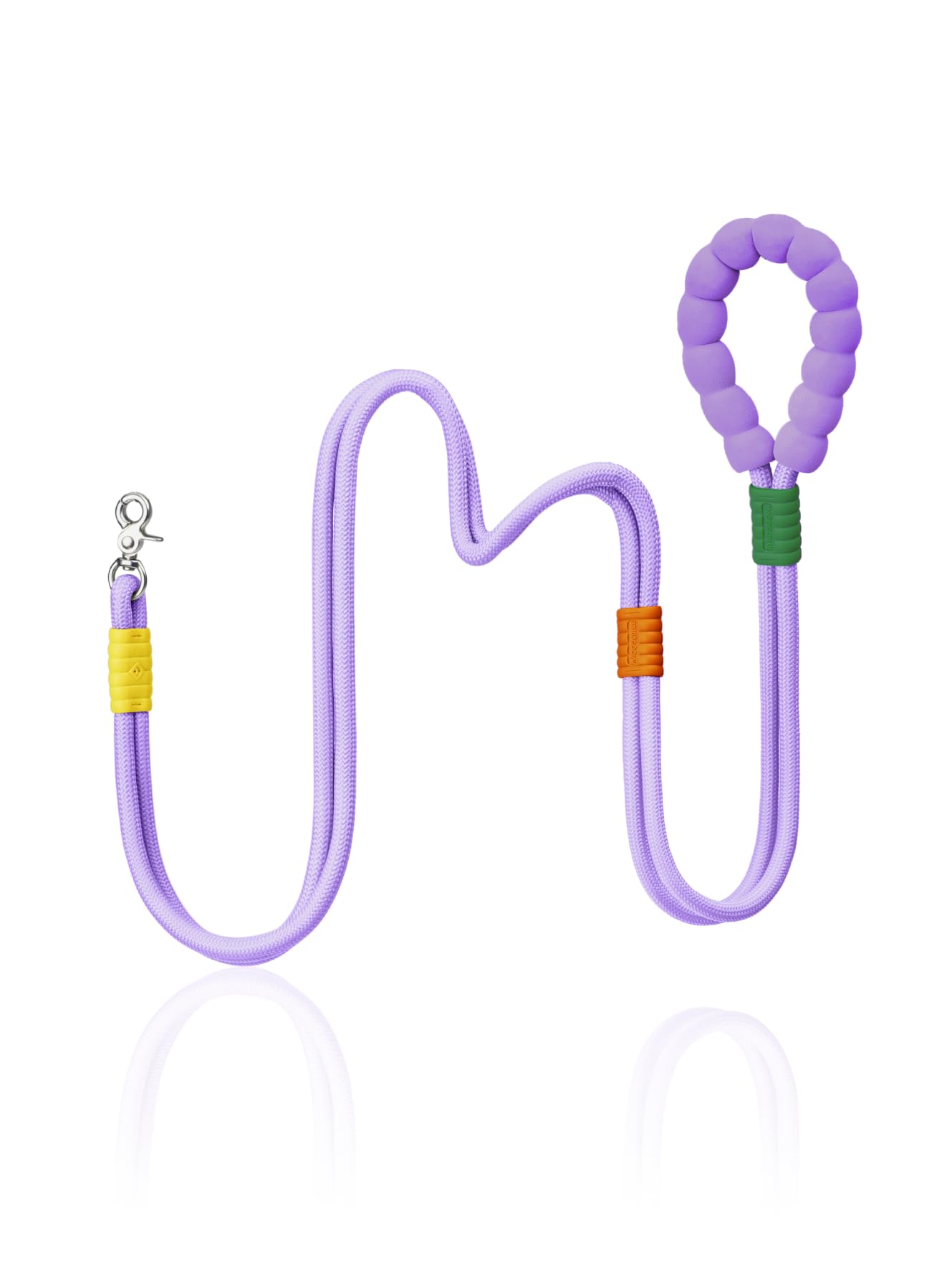 Hands Free Dog Leash, 5-in-1 Adjustable Waist Training Leash for Walking& Hiking – Dual Lead Rope with Padded Handle,MGBR Rotating Metal Clip