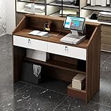Facile à monter : ce bureau de réception est disponible en longueurs de 80 cm, 100 cm ou 120 cm. Son design moderne assure la durabilité tout en restant simple à assembler. Livré avec des instructions étiquetées et des accessoires pour une installation rapide. Parfait pour les bureaux, les halls ou les zones d'attente, améliorant votre espace de travail avec style et fonctionnalité.
