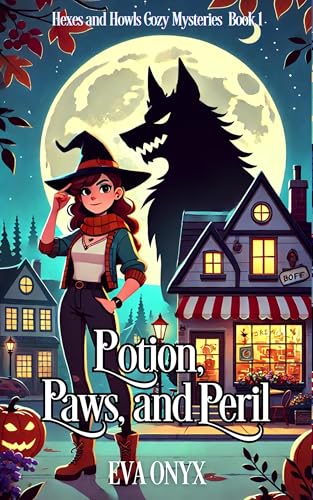 Potion, Paws, and Peril: Werewolf cozy mystery (Hexes and Howls C...