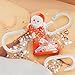 FUELEGO Climbing Santa,Santa Claus Musical Climbing Rope,Santas Electric Slide Climb Toys for Automatic Stairs,Playful Santas Race Game, Christmas Roller Climbing Toys Music for Toddlers Boys Girls