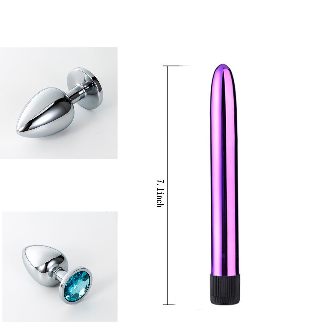 Kits de Bondage 25 Pièces BDSM Sex Bondage Set Sex Toys SM Erotiques Set Sex Adulte Parfait pour Les Débutants, Godemichets Plug Anus Bâton de Flirt Femme Sex Toýs Femme
