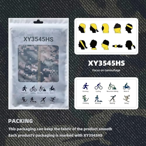 Image of Camo Balaclava Face Mask for Man and Women-Hunting,Skiing,Motorcycle Windproof,UV Protection&Military Training