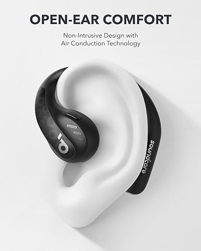 Miniatura 2 de Soundcore by Anker AeroFit Pro - Auriculares abiertos con cancelación de ruido Life Q30, ultra cómodos, ajuste seguro, diseño ergonómico, sonido