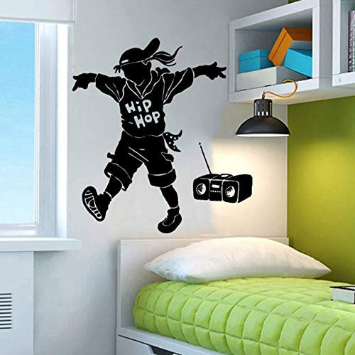 Ballerino Hip-Hop Adesivi Murali Cameretta per