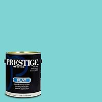 Vista 132 de Prestige Paints. - Base y pintura para exteriores en un solo galón, 1 galón. plano, comparable con Sherwin Williams Topsail.