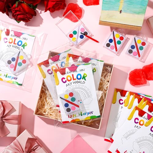 Cadeaux Saint-Valentin école comprenant peinture et cartes - 4