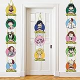 QICIG My Hero Academia Party Decoration Hanging Decoration Indoor and Outdoor Parties My Hero...