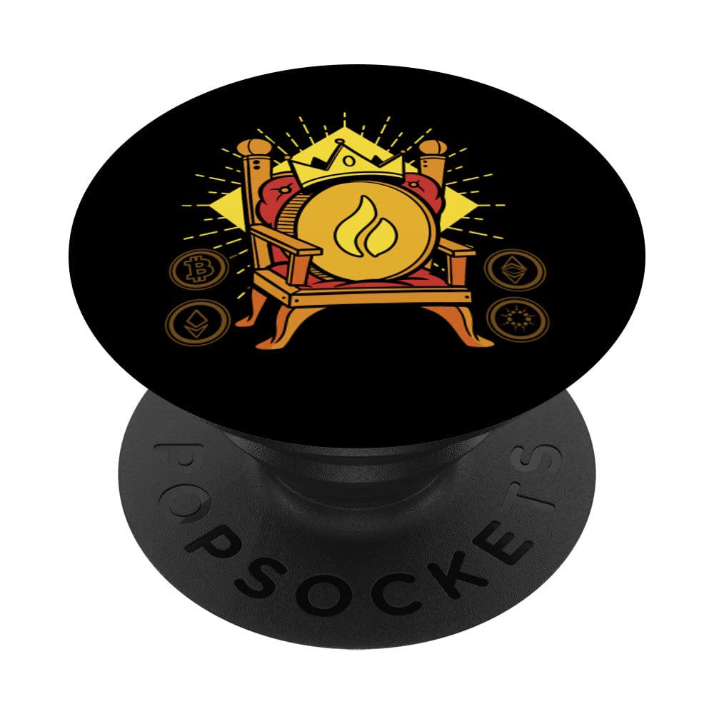 Huobi Token is King Crypto PopSockets Swappable PopGrip