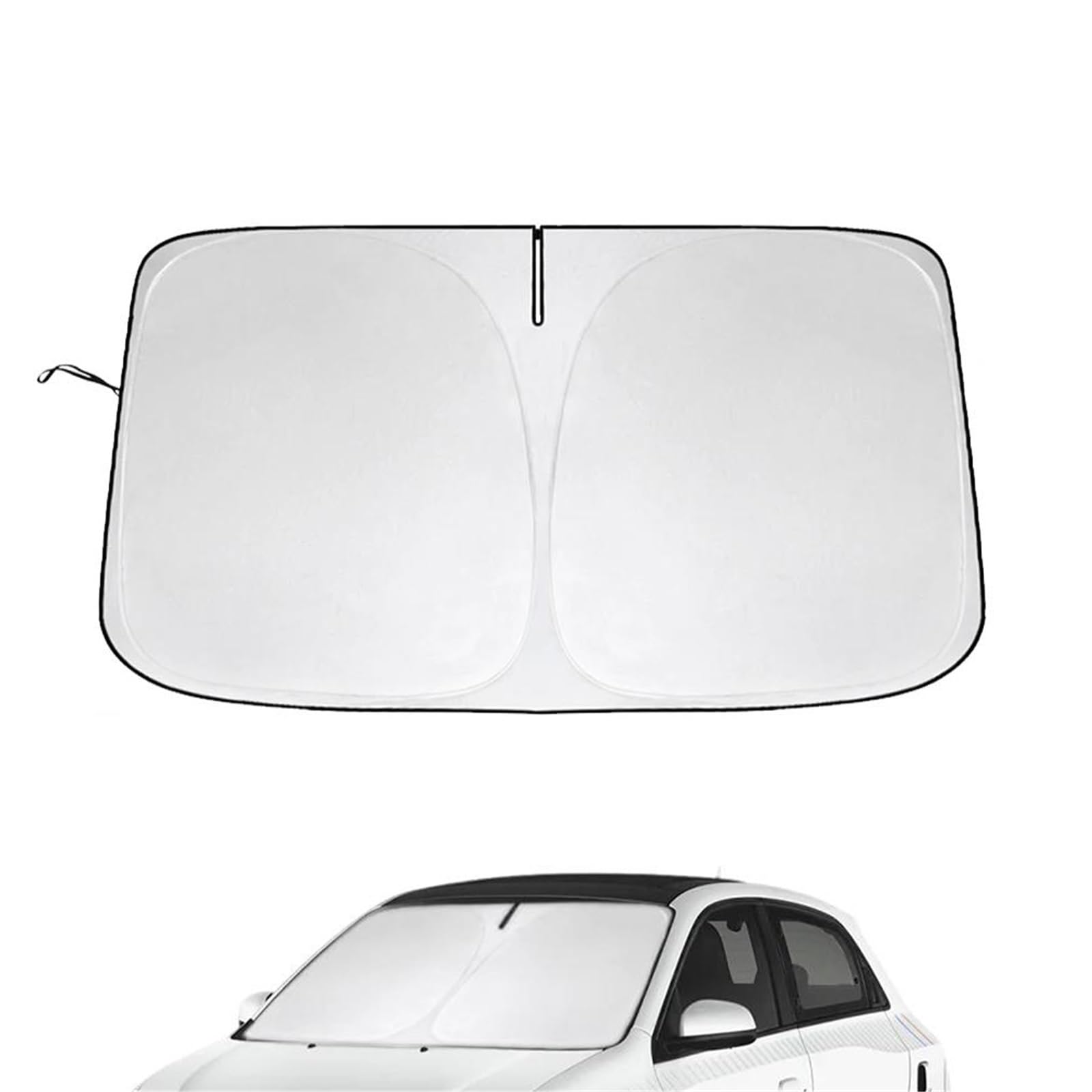Pare-soleil avant de voiture pour Renault Twingo 2013-2022 protection pare-brise pliable UV