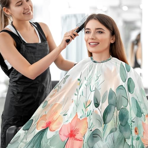 Capa para Corte de Pelo Impermeable Profesional de Barbería miniatura 7