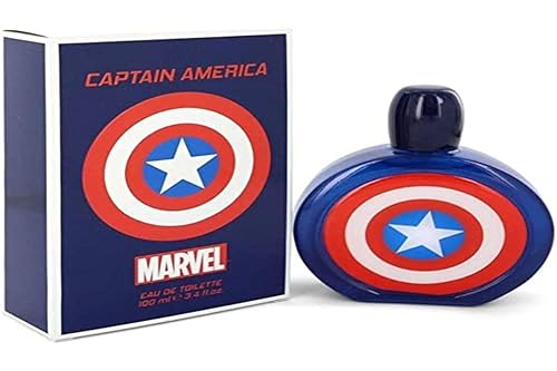 Captain America by Marvel Eau De Toilette Spray 3.4 oz Hombres