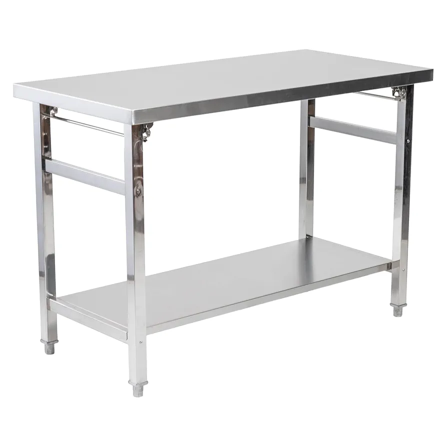 ステンレス　テーブル　調理台　作業台 Amazon.co.jp: ステンレス鋼作業台 2段 90/100120×60×80CM