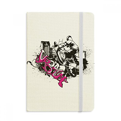 Ski sport d'hiver carnet de notes A5 couverture souple tissu journal intime multicolor 144x210