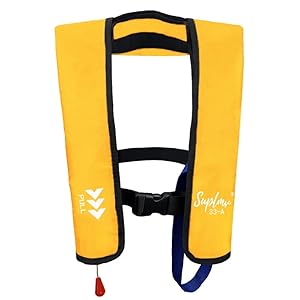 Suplmv Basic Inflatable Life Jacket Life Vest Automatic for Adults