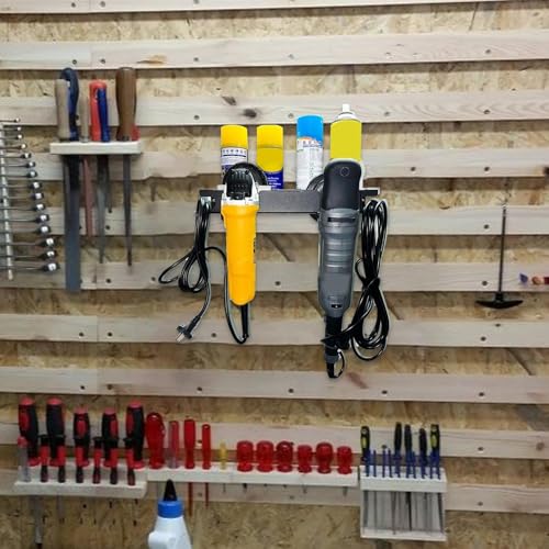 Soporte para botellas de spray de pared con ranuras anticaída 8