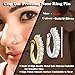VAMA FASHIONS Clip on American Diamond Nosepin Without Piercing Pressing Type Indian Nose Rings Stud for Women - Combo 2pcs Gold & Silver