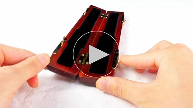 Amazon.com: lovermusic Solid Wooden Flute Mouthpiece Case