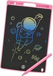 Lousa Mágica Infantil Digital Tablet Escrita Para Desenho Criança LCD 12Polegadas (Rosa)