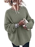Womens Oversized Sweaters Loose Solid Casual Long Sleeve Mock Neck Knitted Jumper Tops